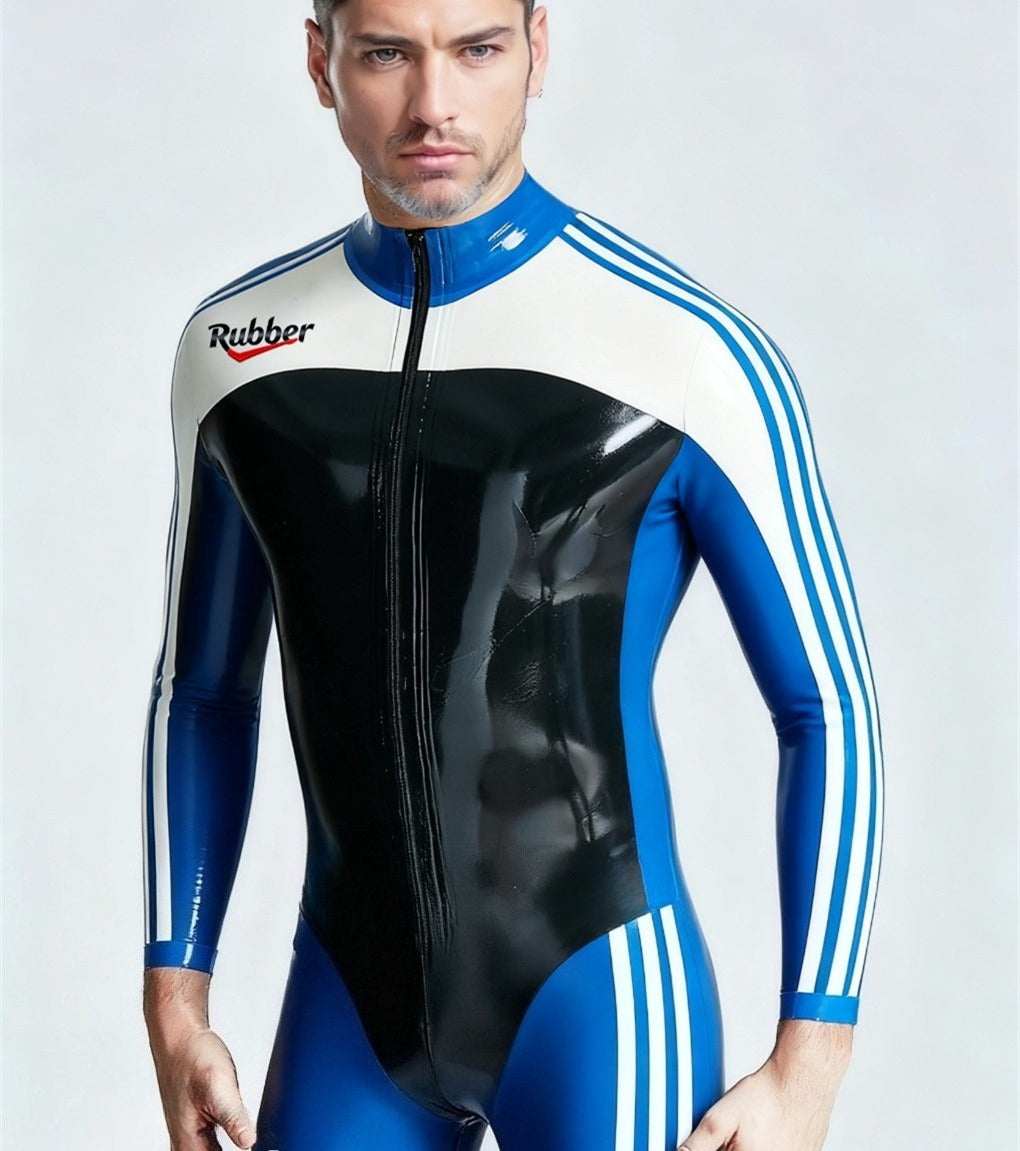 Herren Latex Catsuit 100% Gummi 