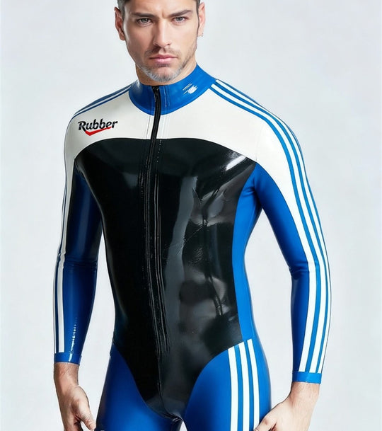 Herren Latex Catsuit 100% Gummi 