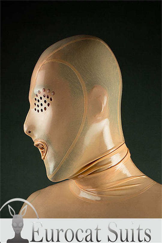 LATEX MASK COMMANDO HOOD