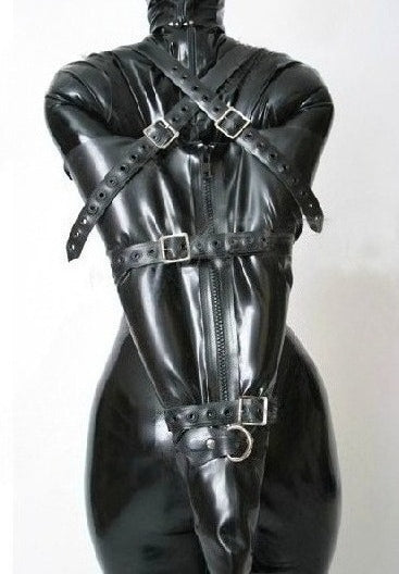 Latex Gummi Rubber Arm Binder bondage belts O-ring