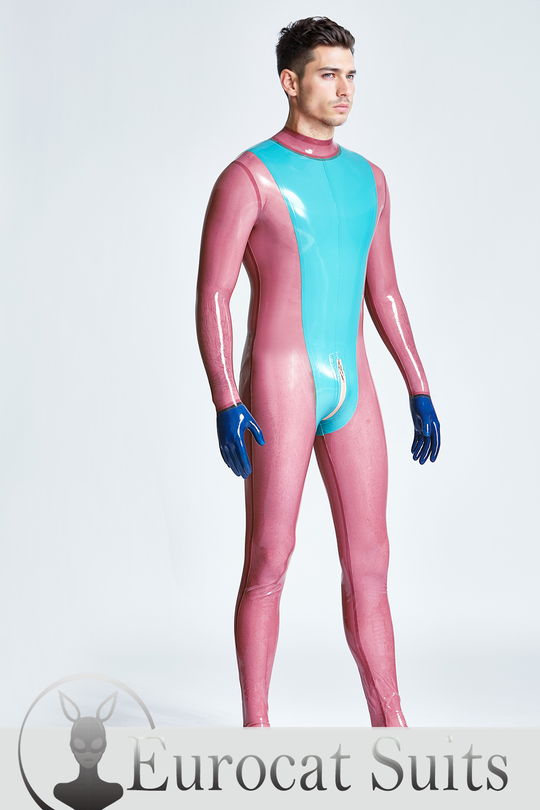 Male 'Vulcan' Neck Entry Catsuit With Feet & Gloves