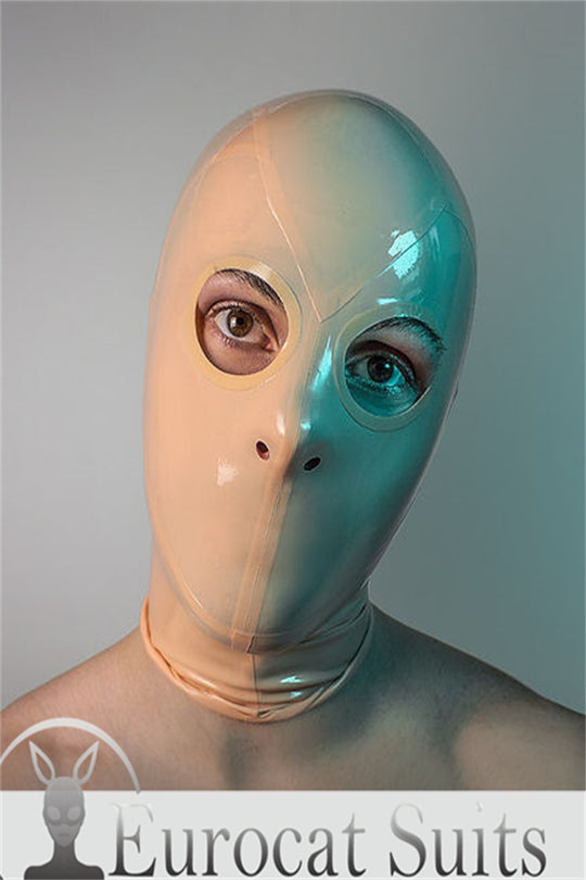 LATEX MASK SILENT HOOD