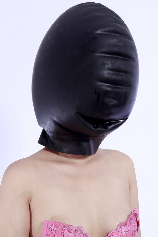 Latex Inflatable Mask Hood club wear