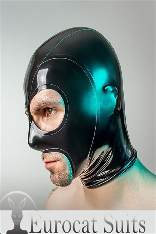 LATEX MASK BRUTE HOOD