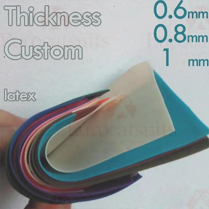 100% natural latex DIY latex clothing fabric 0.4MM natural latex 1.1MX1M  lattex sheet for rubber catsuit