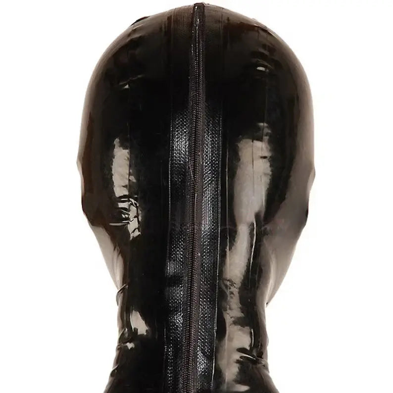 Latex hood with panelling and eye