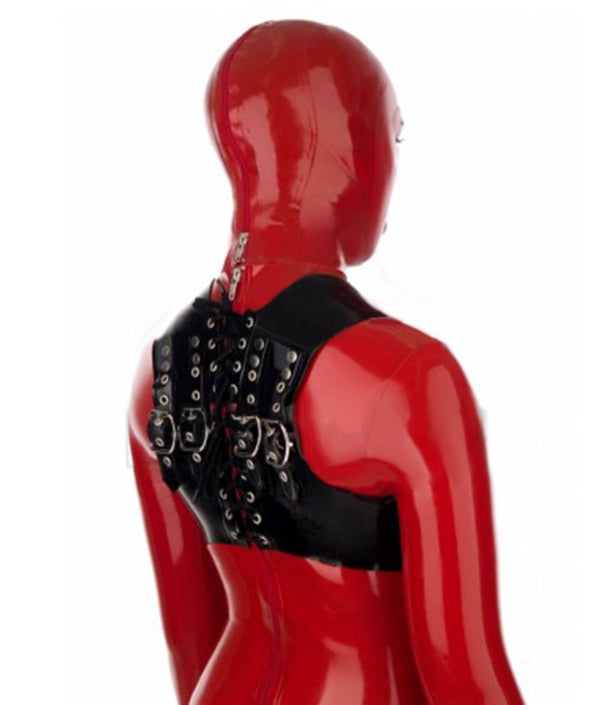 Latex Gummi Rubber Dorsum binder back belts bondage