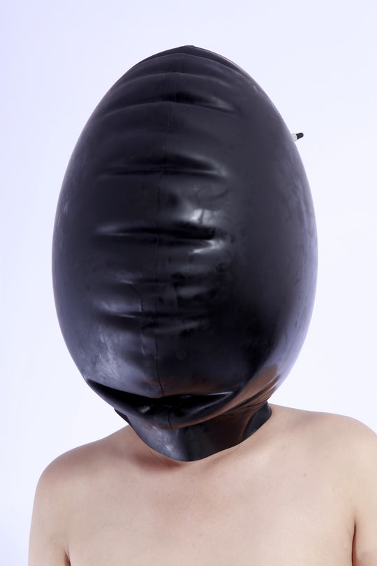 Latex Inflatable Mask Hood club wear