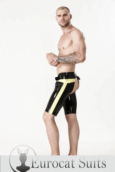 latex Male Knee-Length Chaps