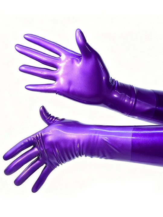 Latex rubber gloves