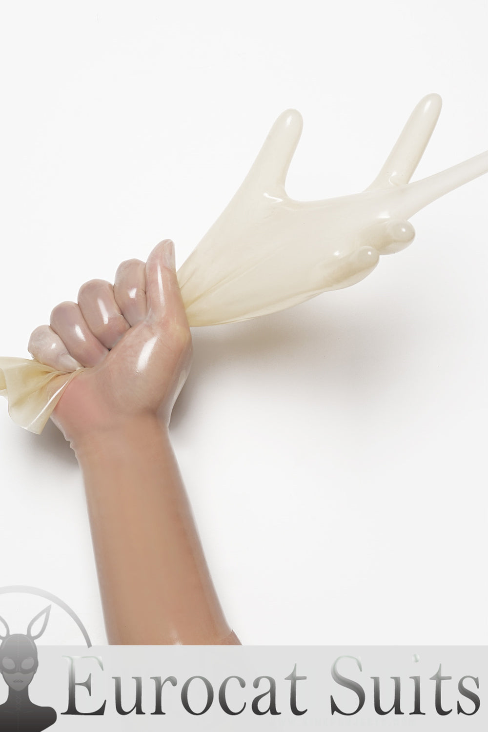 Translucent Natural Classic Short Molded Latex Gloves