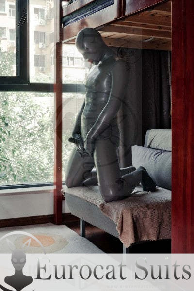 eurocat latex Male Standard 'Gimp' Fully-Enclosed Catsuit with Penis & Anal Sheaths