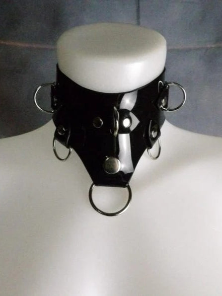Latex Collar - Black rubber