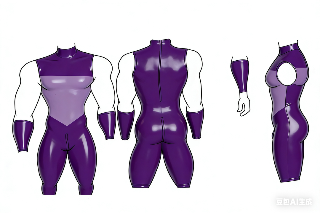 Man Latex Catsuit 100% rubber CUSTOMIZED DESIGN