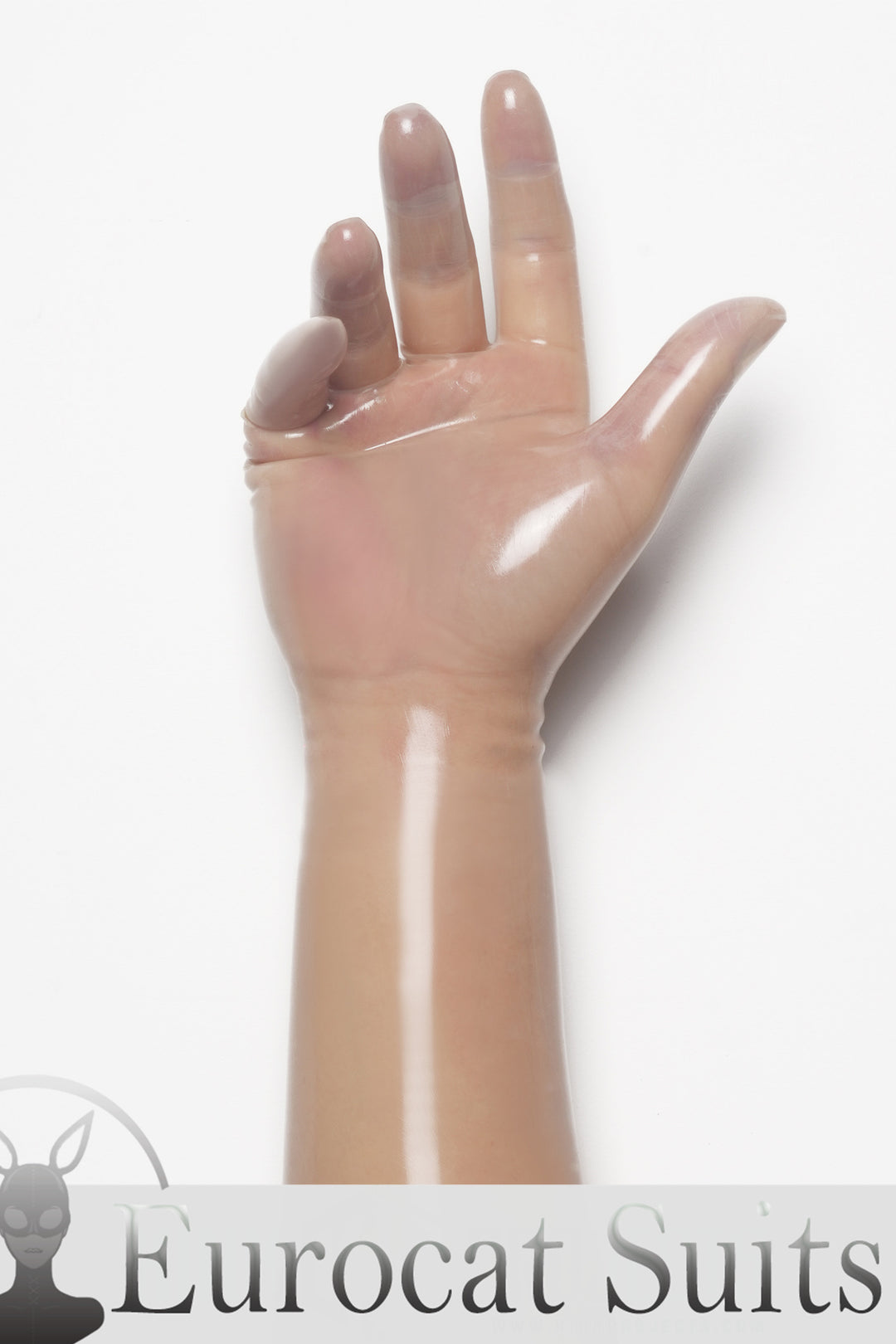 Translucent Natural Classic Short Molded Latex Gloves