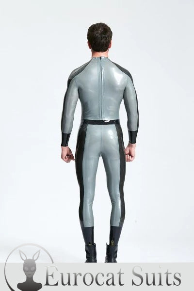 eurocat latex Male 'Flight Commander' rubber Catsuit