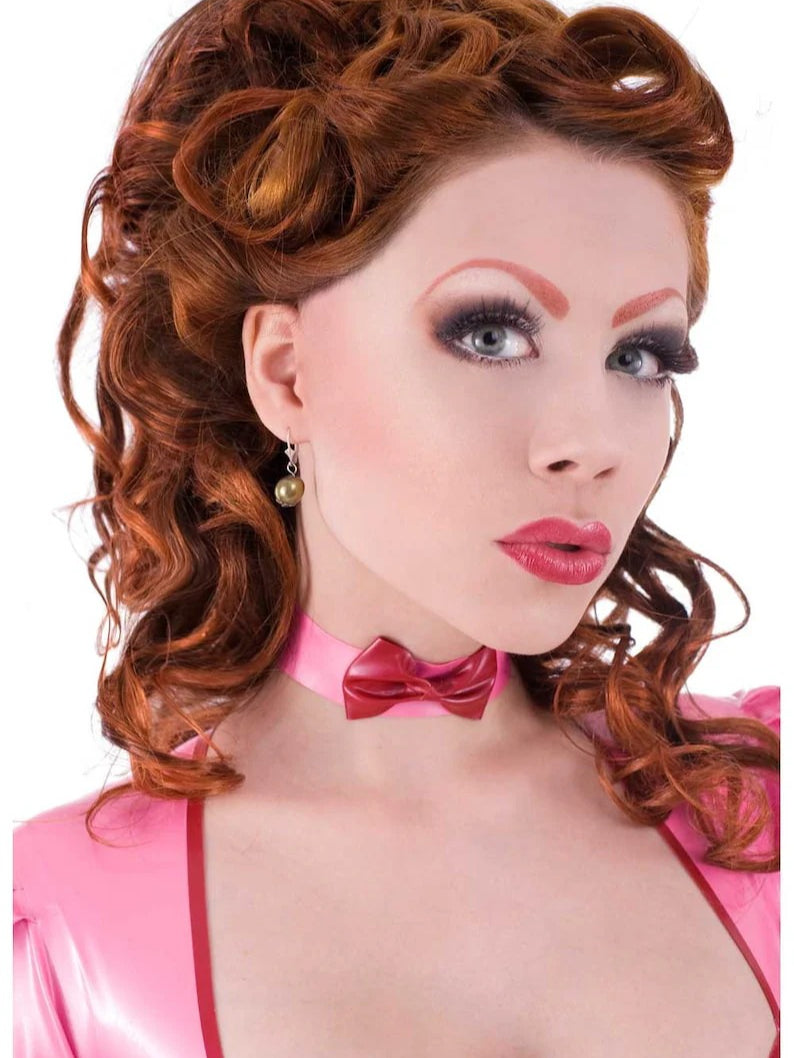 Bow Latex Collar