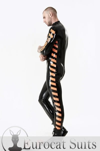 latex Shoulder-Zip Catsuit