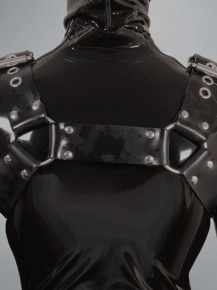 Heavy Rubber Bulldog Harness Strong and Stylish Handmade