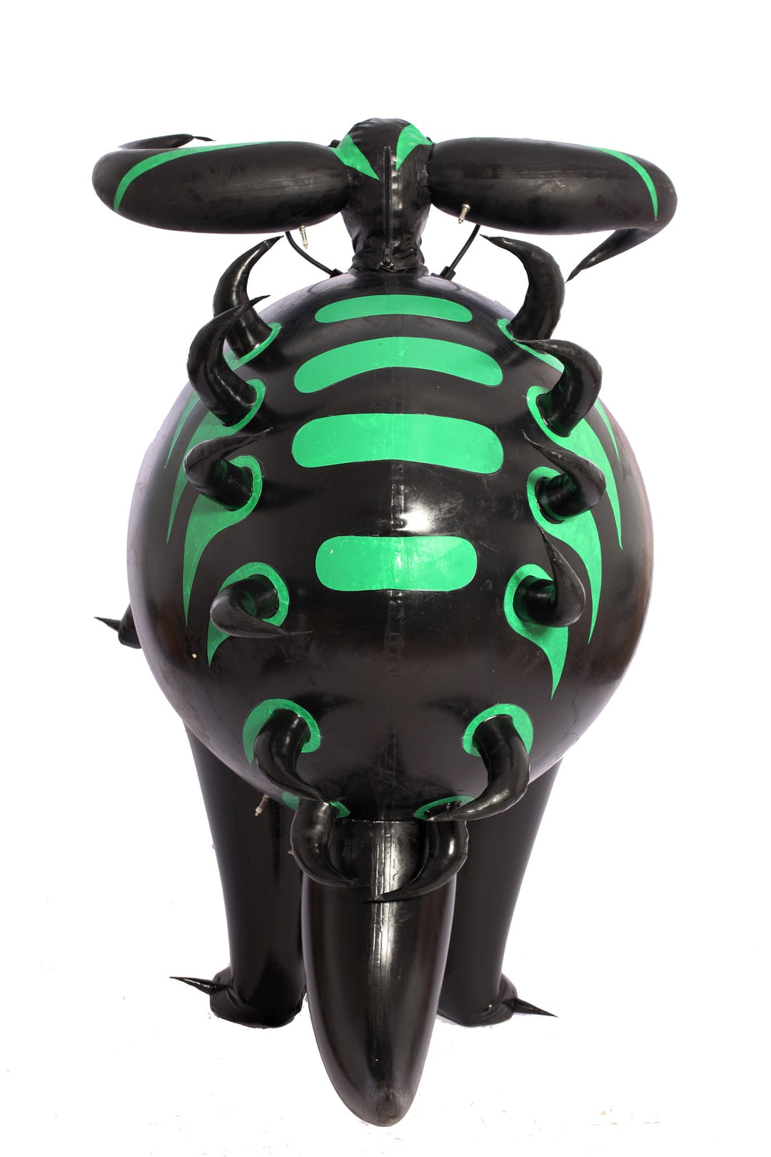 Rubber Inflatable cosplay Catsuit bodysuit gas latex mask