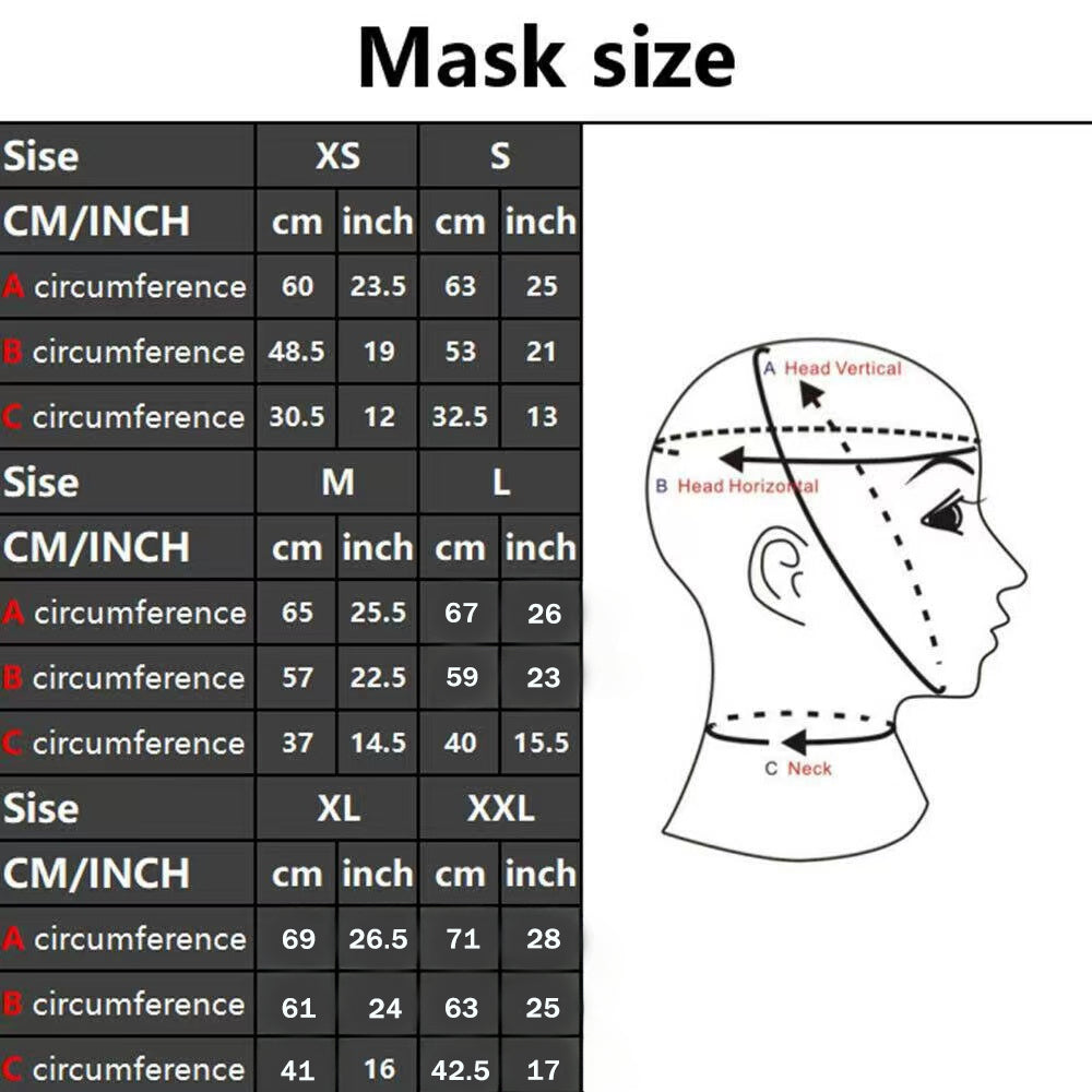 Male Latex Rubber Hood Eyes mesh Open Mouth Rubber Mask Fetish BDSM Cosplay