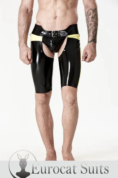 latex Male Knee-Length Chaps