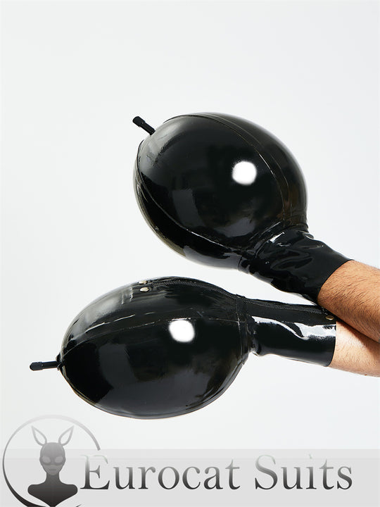 Latex Sexy Inflatable outer thickness is 0.4mm  color are  Black