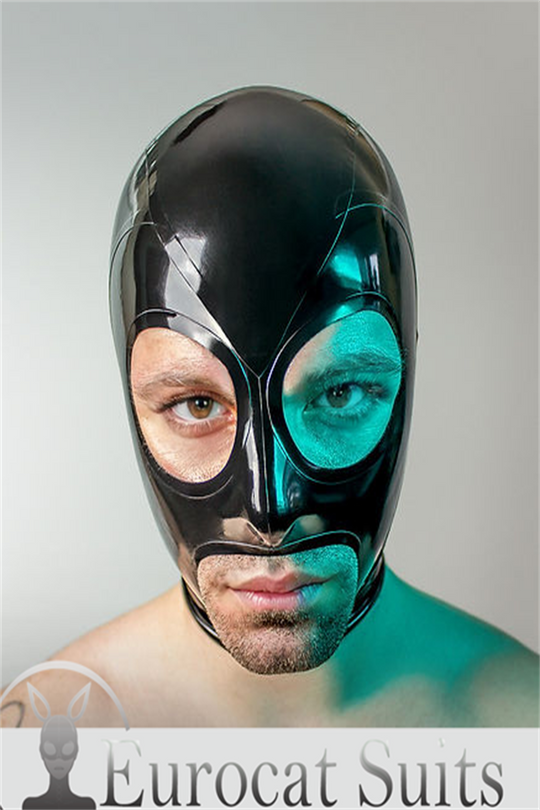 LATEX MASK BRUTE HOOD