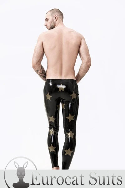 eurocat latex Male 'Star-Spangled' Leggings