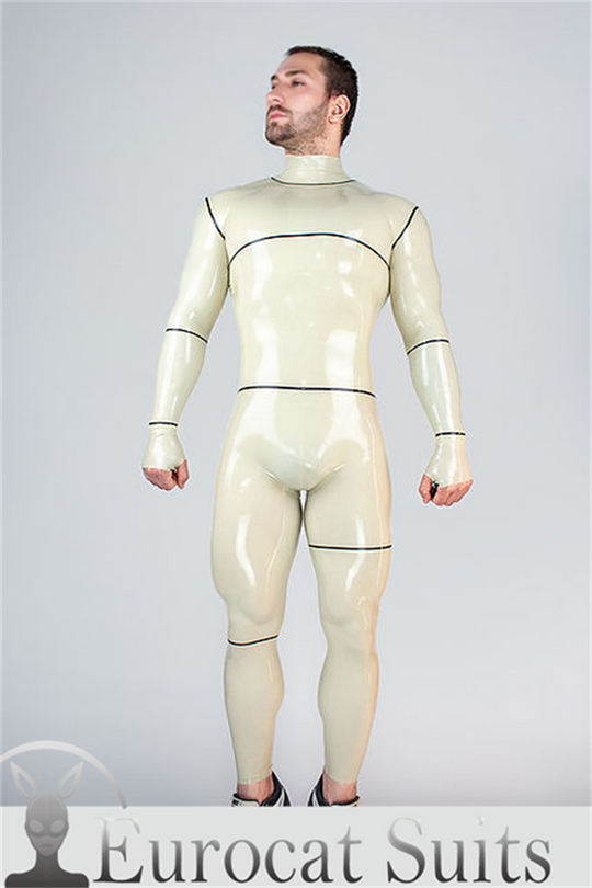 LATEX TWO TONED SUIT