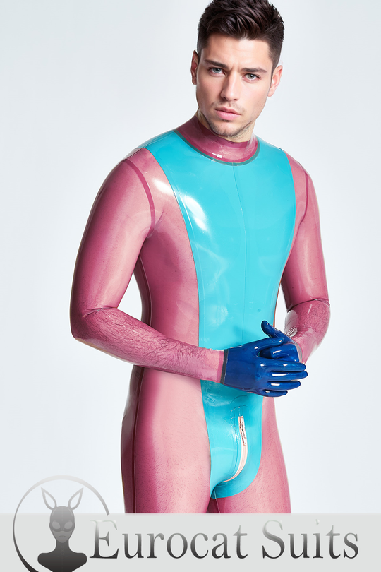 Male 'Vulcan' Neck Entry Catsuit With Feet & Gloves