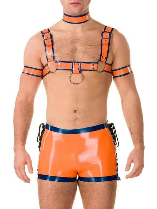 Latex Chest Harness
