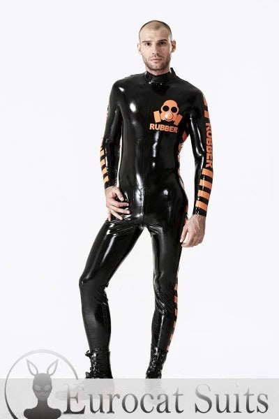 latex Shoulder-Zip Catsuit