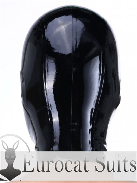 eurocat Male Latex Hood Rubber Fetish Wear Cosplay catsuits  MASK GIMP