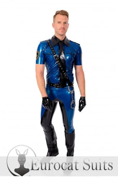 eurocat Latex Herren Standard Polizei Reithose