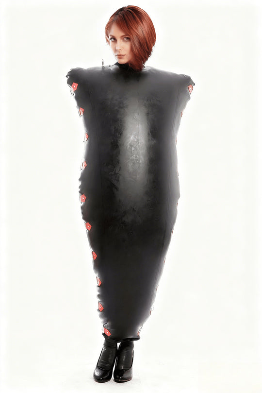 Latex bondage Inflatable body sack bag