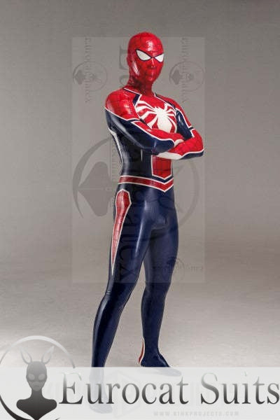 eurocat Latex Herren 'Spidey Two' Gummi Kostüm Catsuit