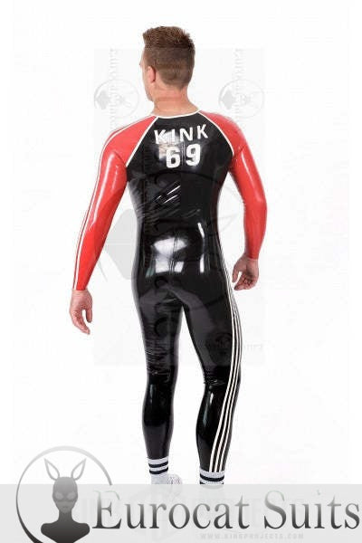 eurocat latex Male 'Adi' Round Neck rubber Catsuit
