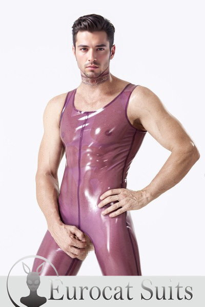 Male Open Bum Singlet Suit