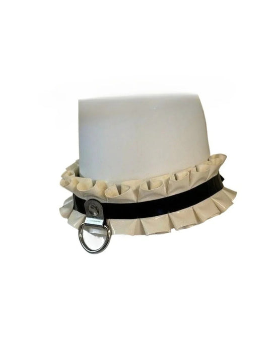 Latex Ruffle Choker