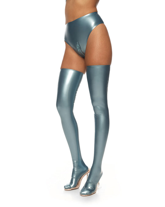 Stockings Stella001 Metallic Blue