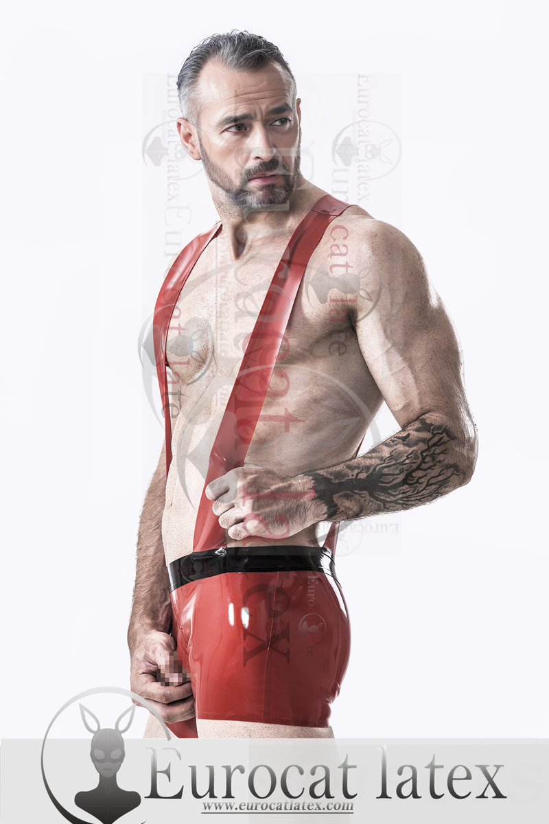 eurocat latex Male Snappy Straps Shorts