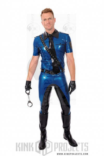 eurocat latex Militärpolizeihemd für Männer mit kurzen Ärmeln