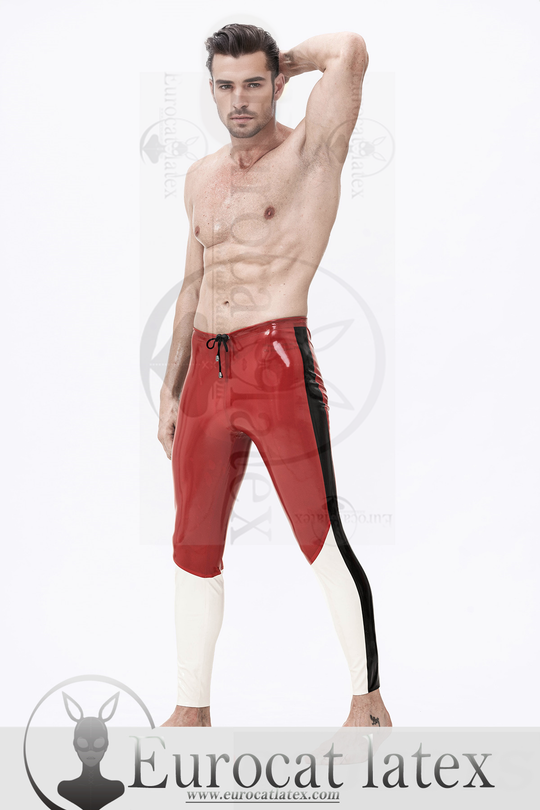 eurocat latex Male 'Tri-Way' rubber Meggings