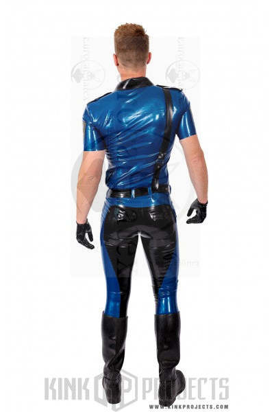 eurocat latex Militärpolizeihemd für Männer mit kurzen Ärmeln