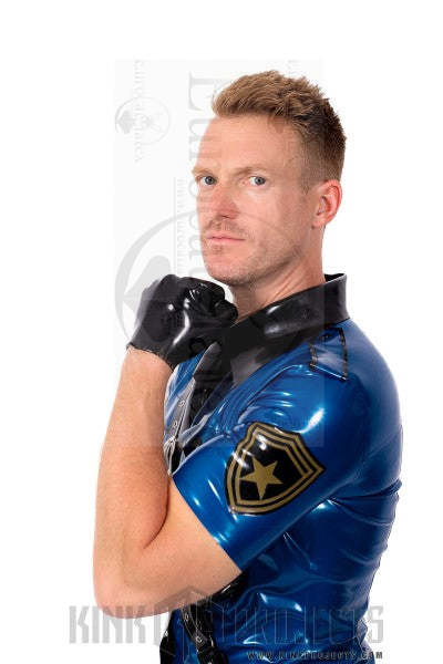 eurocat latex Militärpolizeihemd für Männer mit kurzen Ärmeln