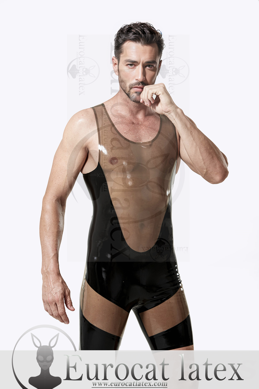 eurocat latex Male Singlet-Style Suit