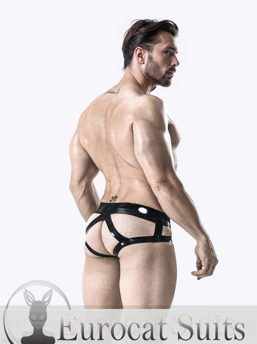 eurocat latex Male Multi-straps Jockstrap