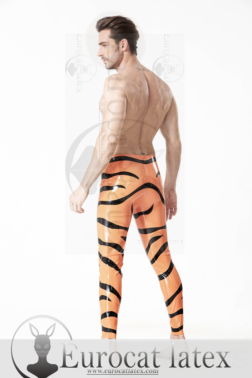 eurocat latex Male 'Tiger' Patterned Tights