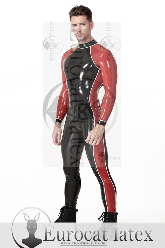 eurocat latex Herren-Catsuit „Zip-A-Dee“ mit Reißverschluss hinten